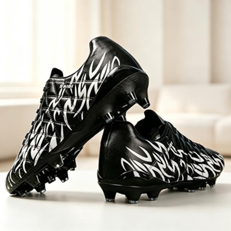 Ag Fg Long Studs Soccer Shoes Pu Fabric Blend Upper Tpu Tough Sole Strong Grip Wear Resistant For Men Women Youth Matches