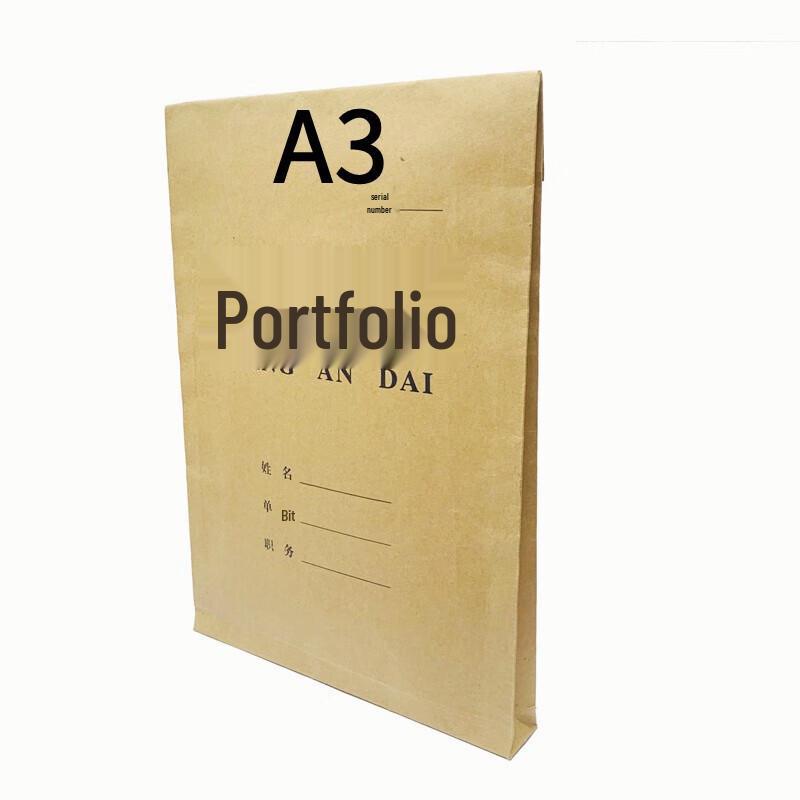 A3 Large Vertical Archival File Bags