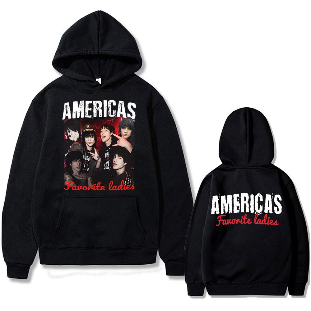 Amerikas beliebteste Damen-Hoodies mit Jake Webber und Johnnie Guilbert – Herrenmode, lässiges Sweatshirt, Oversize-Hoodies