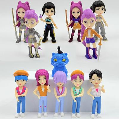 Anime Kpop Demon Hunters Witch Hunter Saja Boys High Appearance PVC Doll Doll Boys Group Decorative Doll Holiday Gifts Boxed