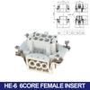 6/10/16/24 Core Heavy-duty Connector HDC-HE Male Connector Core Female Connector Insert 16A 500V Aviation Plug Core