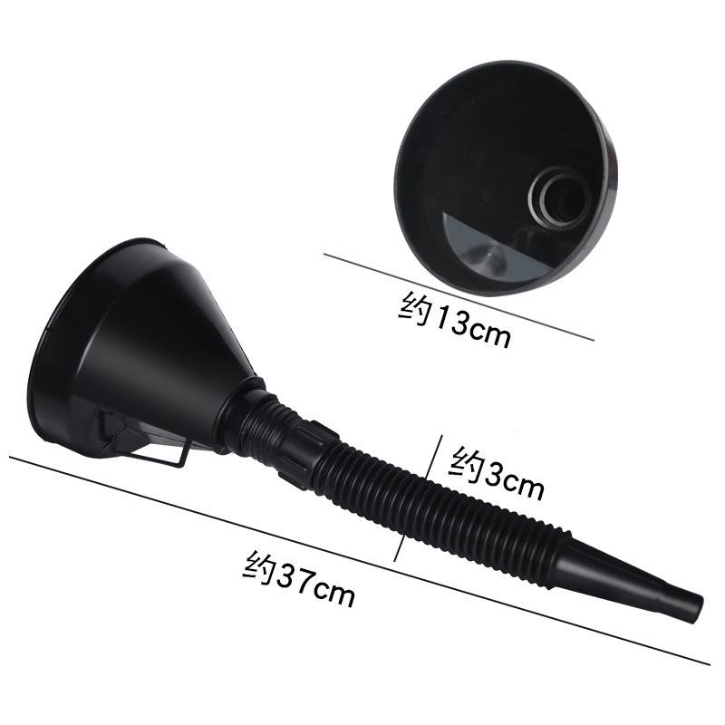 Lejek do tankowania samochodów i motocykli o dużej średnicy z filtrem do oleju i benzyny