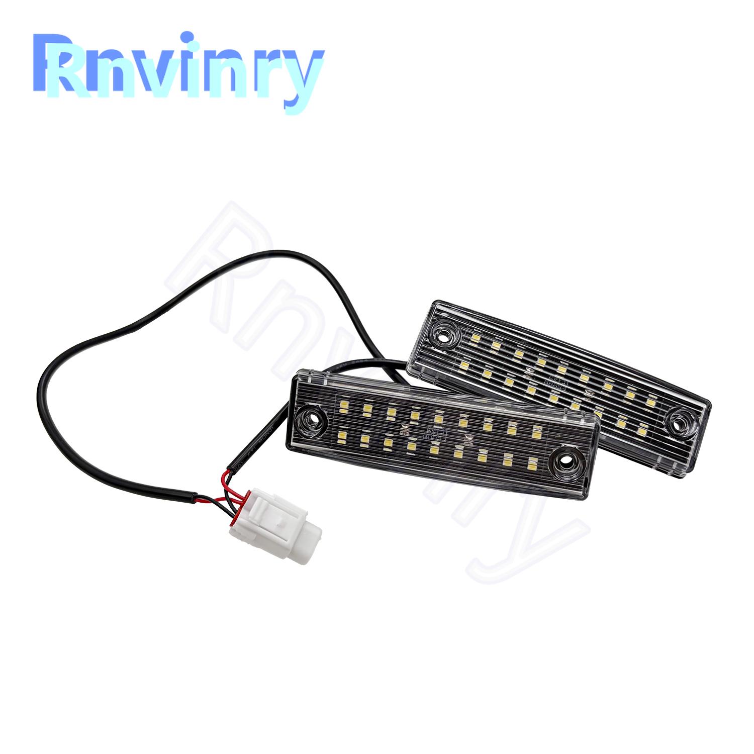 

License Plate Lights Assembly Fits For Toyota 4Runner 1996-2020 Sequoia 2008-2019 Number Plate Lamps 81270-35140 81273-35130