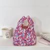 Fashion Japanese Style Floral Wrist Bag Casual Corduroy Printing Handbag Commuting Literary Small Item Pouch Travel