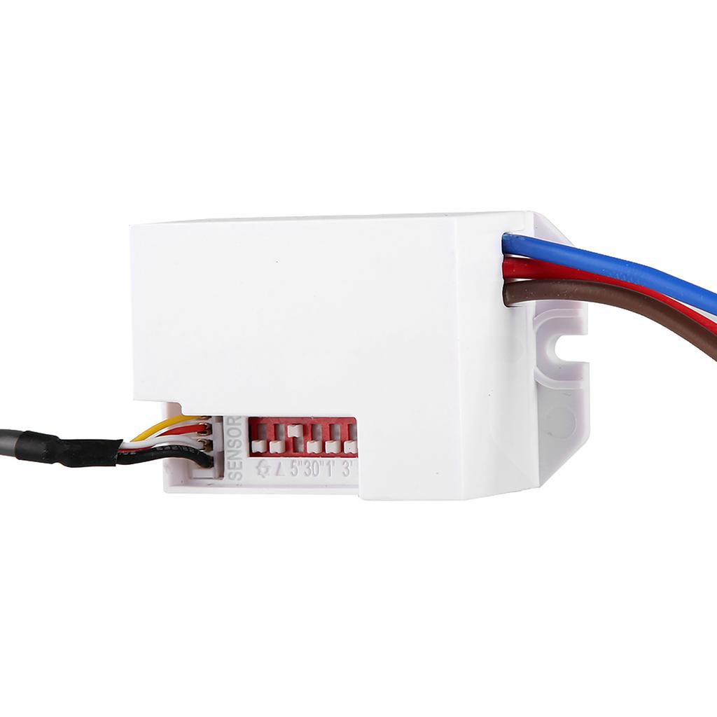 110‑240V Mini Adjustable High Sensitivity Time Delay PIR Infared Motion Inductive Switch