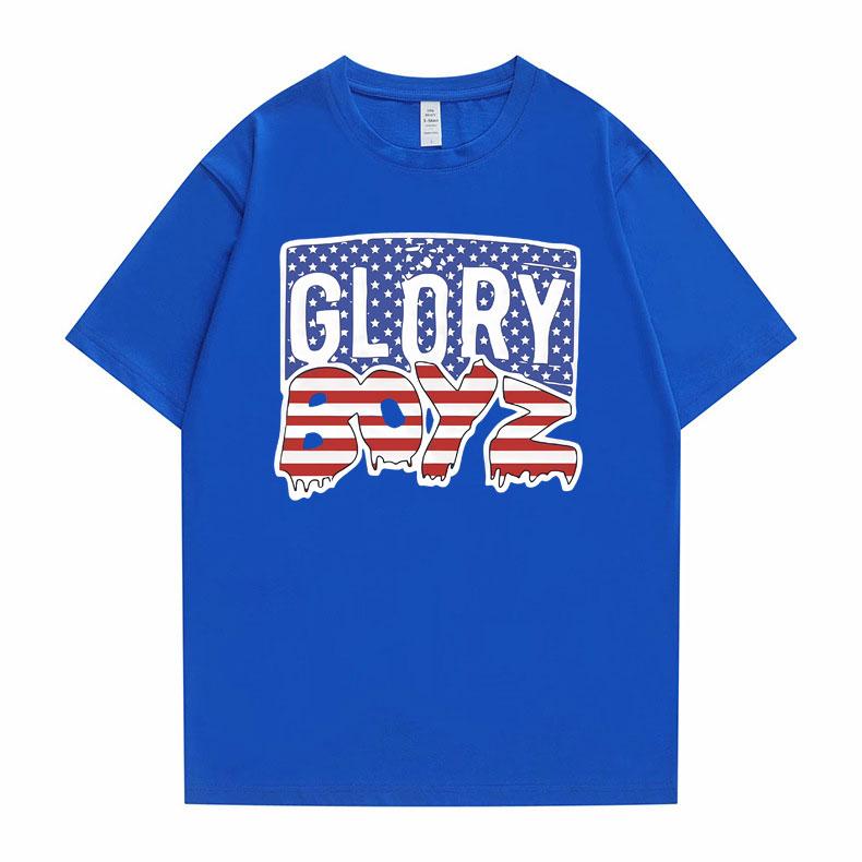 Rapper Chief Keef Glory Boyz T-Shirt Herren Damen Hip Hop Übergroßes T-Shirt Männlich Vintage Kurzarm Herren Lässige Lockere T-Shirts