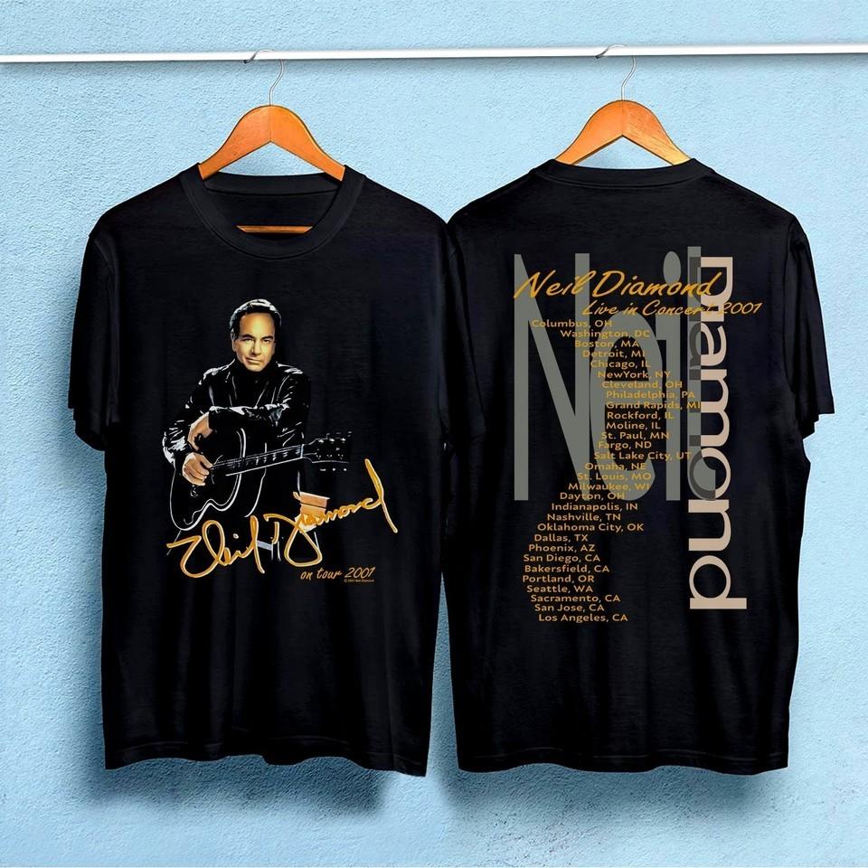 2001 Neil Diamond Concert Shirt Unisex T-Shirt S