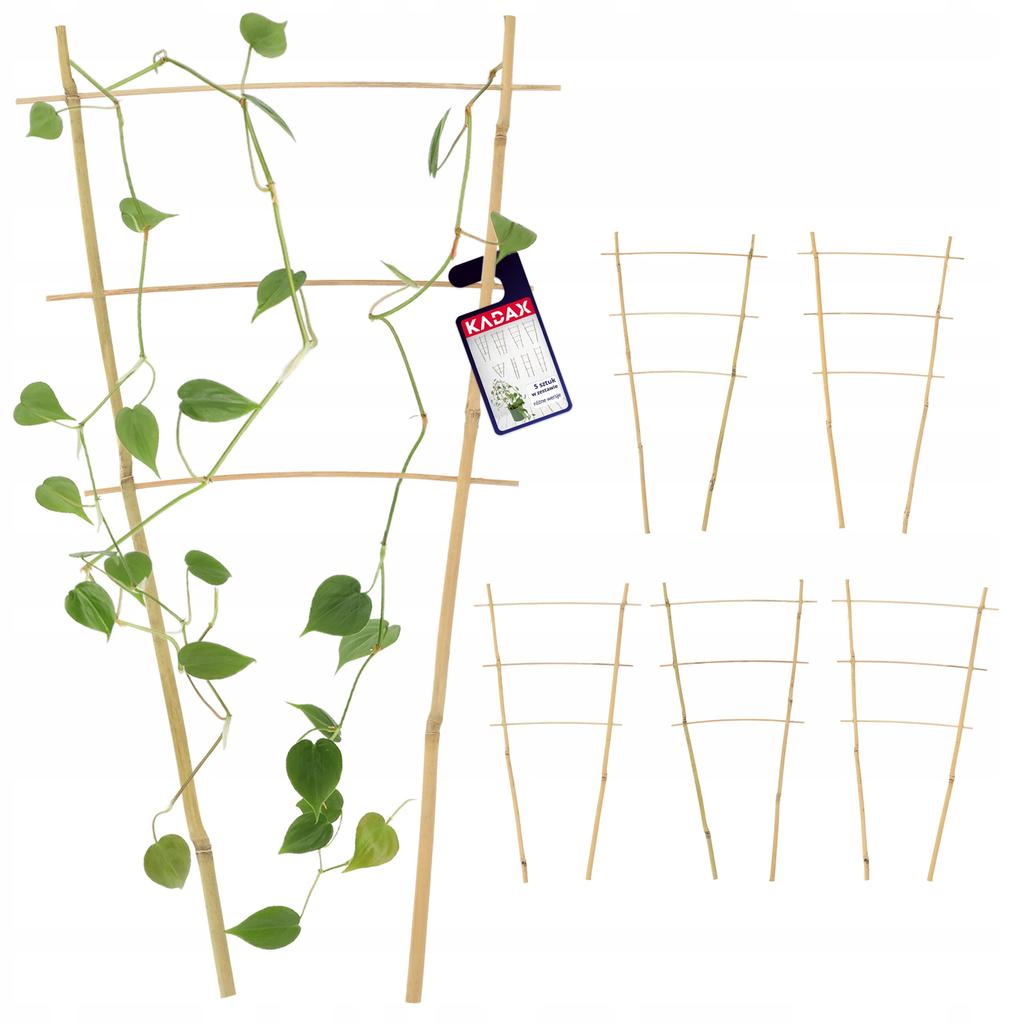 KADAX Pergola Podpora Drabinka Bambusowa 5 szt