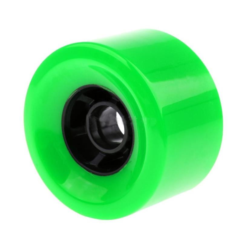 Street Wheel for Skateboards PU Skateboard Cruiser Wheel Replacement Longboards Wheels with Bearings, Soft Cruiser Wheel