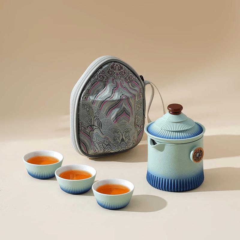 Forbidden City Creative Ceramic Travel Tea Set