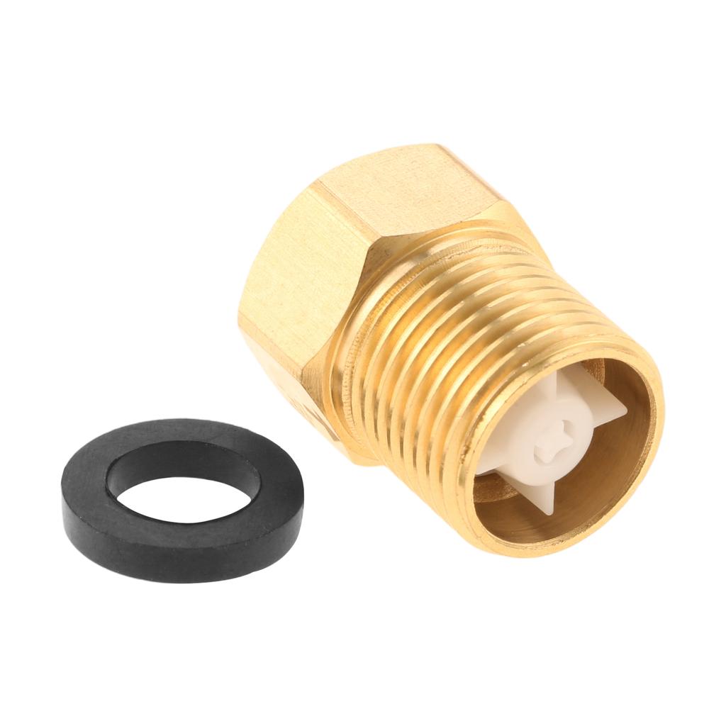 1PC 20MM Stainless Steel Check Valve 1/2-inch Thread One-Way Non-return Backflow Prevention for Water Heater Toilet Water Pipes