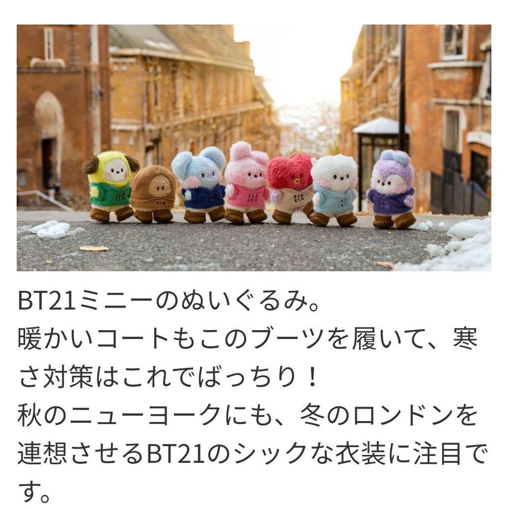 [USED] BT21 minini BOOTS DOLL COOKY plush toy