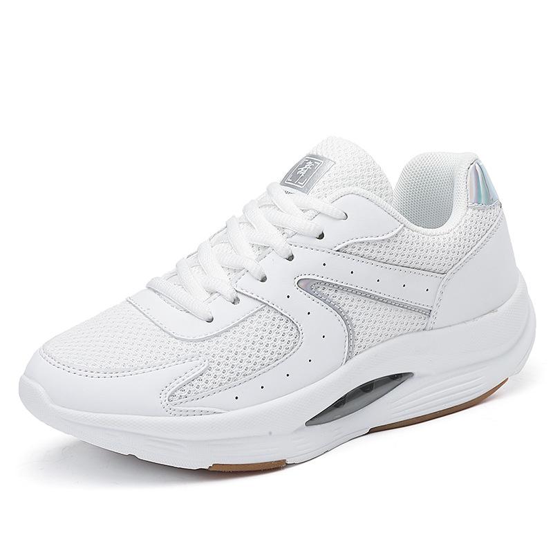 

Туфли для танцев кантри женские летние новые дышащие сетчатые туфли для ходьбы и танцев повседневные нескользящие спортивные кроссовки для бега 40 белый