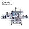ZONESUN ZS-TB300M Automatic Labeling Machine For Square Bottles Single or Double Side Sticker Flat Bottle Labeling Machine