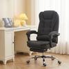 Office Chair with Massage Function, Ergonomic Desk Chair with Reclining & Heat Function, Height-Adjustable, Black