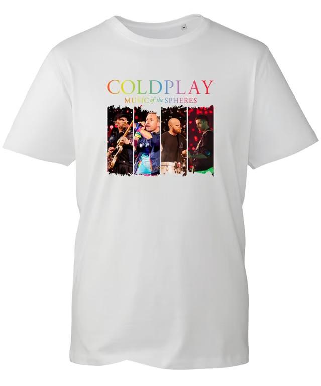 Cold Play Concert T-shirt, Play Rock band Music Tour World Tour 2025 Top Unisex T-Shirt M