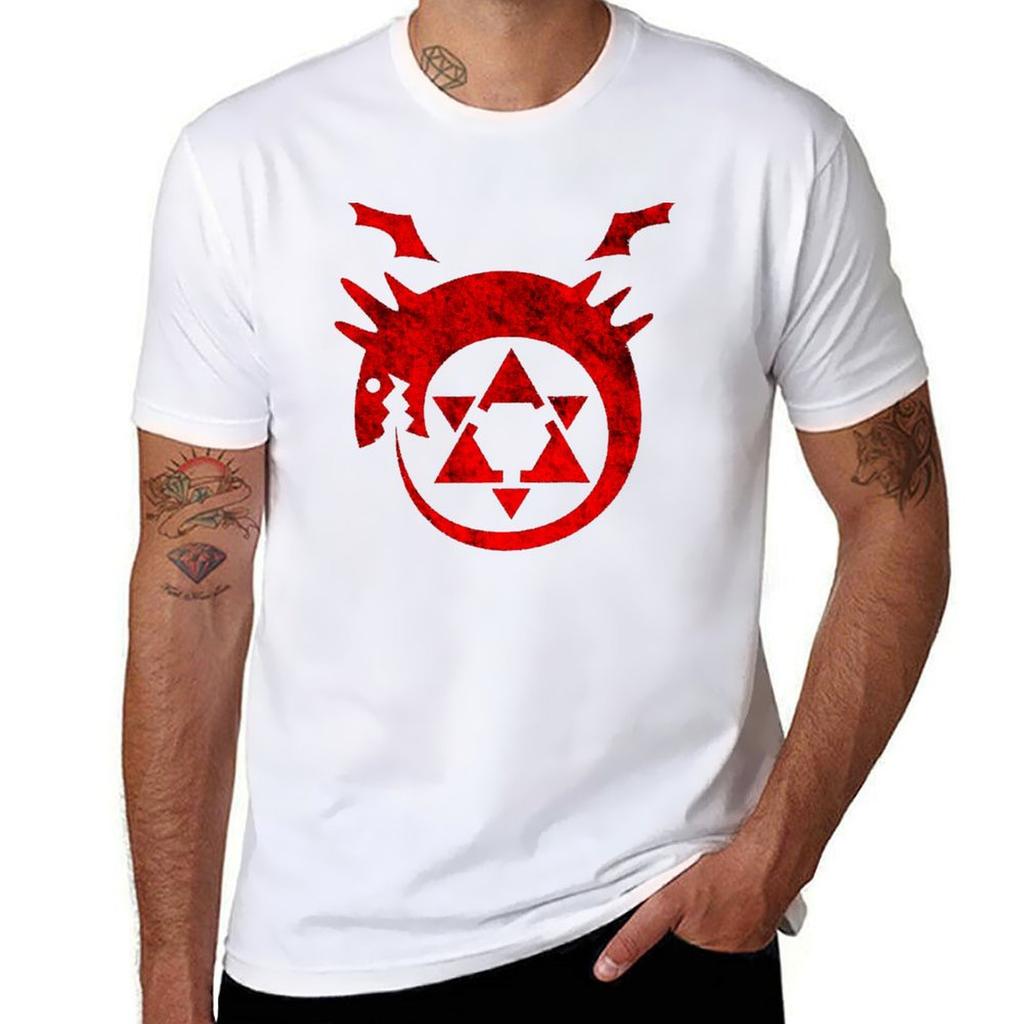 Unisexga Full Metal Ouroboros Rust Logo Tshirt Ultra Soft Breathable Tee Top