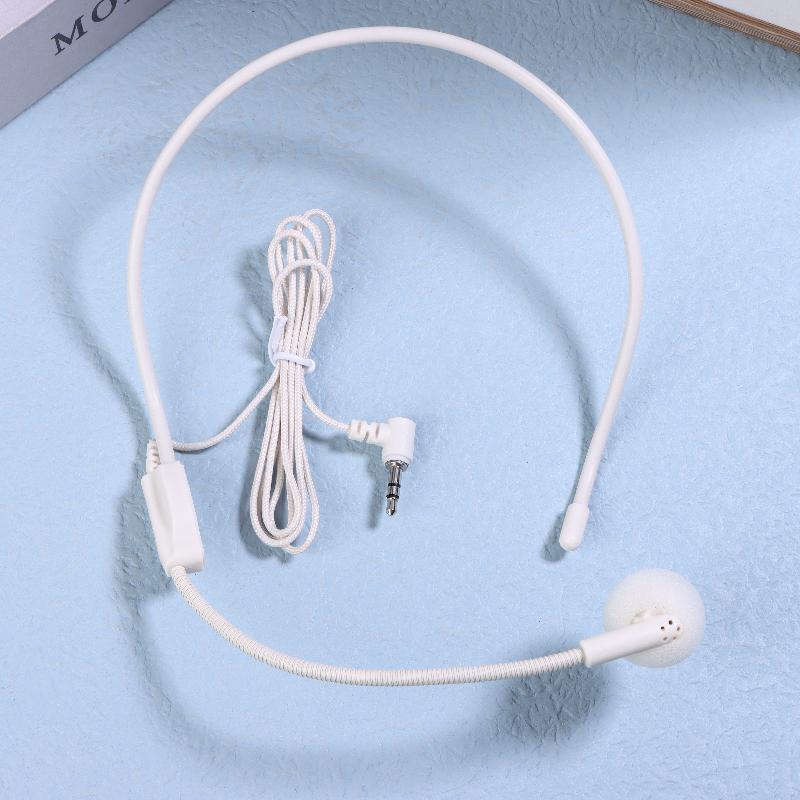 

1 шт. Проводной штекер 3,5 мм Головная гарнитура-микрофон для лекций и выступлений, портативная головная гарнитура-микрофон для обучения и совещаний