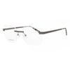 Rimless Square Grey SmaRtbuy Collection Kendra Rt 0038 C18 Fashion Unisex Eyeglasses