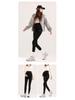 Maternity Sharkskin Yoga Leggings - Fleece-Lined for Spring & Autumn 2025