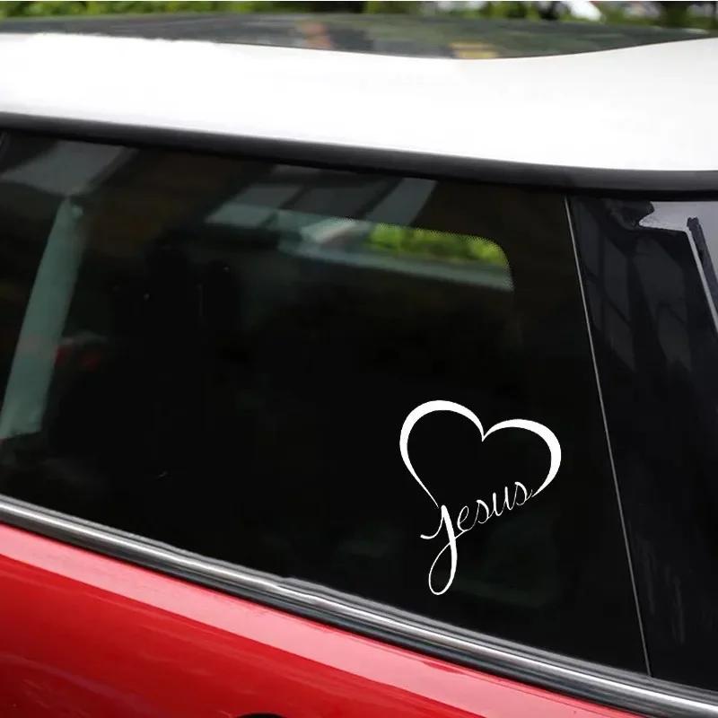 Jesus Cross Faith Christian Car Sticker Auto Body Bumper Windows Motorcycle Laptop Walls Vinyl Film Decal Car Tuning Accessories