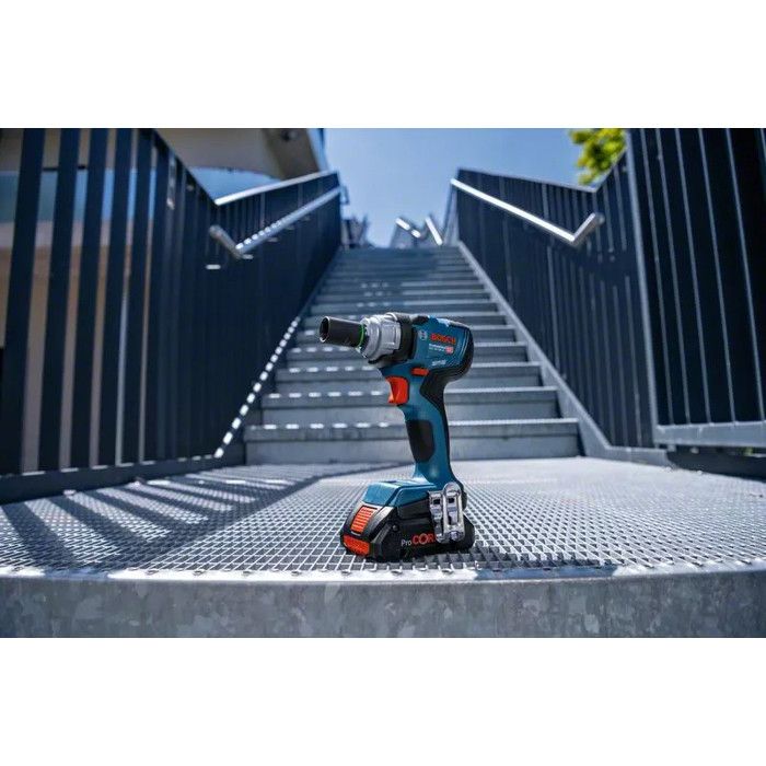 Boulonneuse à choc 18v gds 18v-330 hc + 2 batteries gba 5ah + chargeur en coffret l-boxx - bosch - 06019l5003