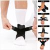 1 Adet Ayak Bileği Desteği Brace Askı Ayarlanabilir Spor Ayak Bileği Wrap Siyah