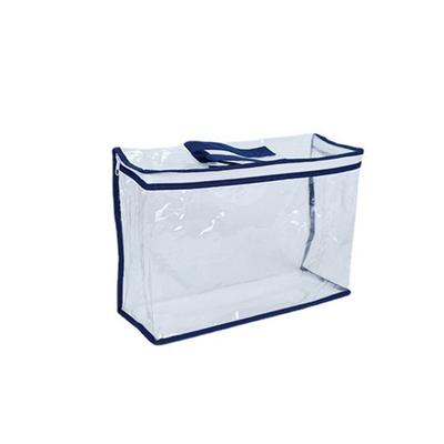 PVC Quilt Pillow Storage Bags Foldable Waterproof Blanket Pillow Storage Container Dustproof Transparent