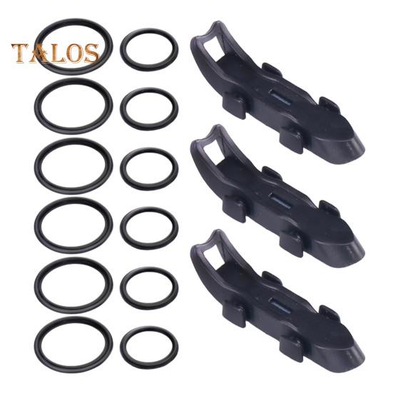 

1/2/3 шт. Магнитный держатель крючка для рыболовной приманки с резиновыми кольцами, крючок для приманки без отверстия, автоматический держатель крючка для рыбалки на открытом воздухе 3pcs чёрный