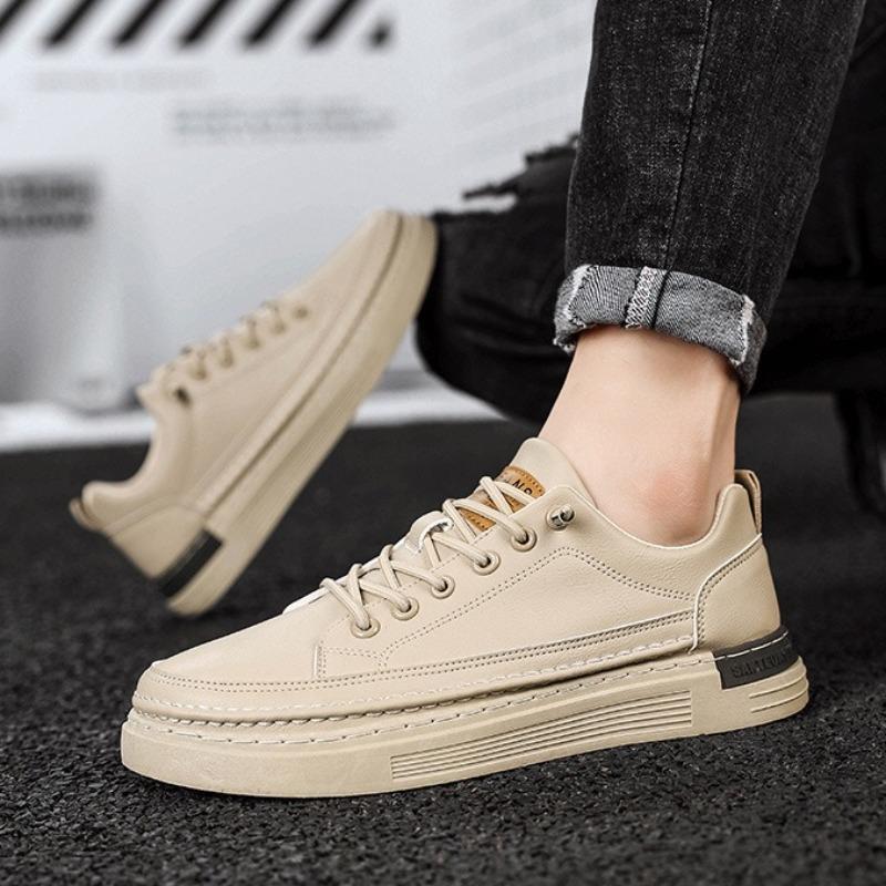 Fashion Trend Men's Flat Shoes Platform Casual Shoes Luxury Breathable Comfortable Sneakers Men Loafers Tenis Vulcanized Shoes Masculino