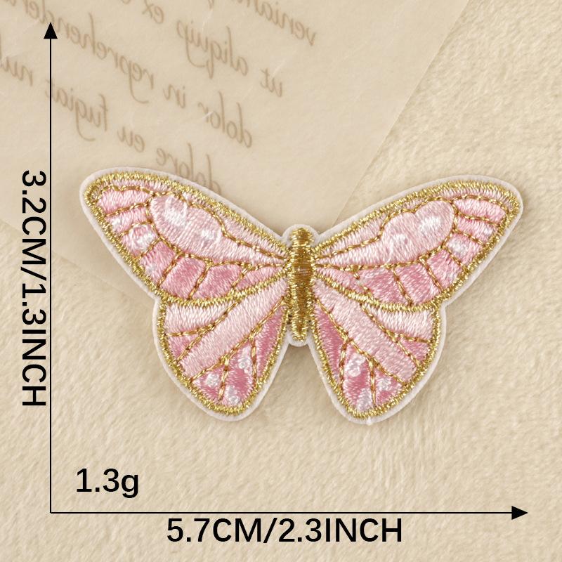 Embroidery Label Embroidery Sticker Original Little Girl Bow Clothing Accessories Adhesive Patch Hand Account Shoe Emblem Cloth Sticker