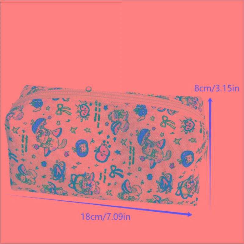 Cute Red Apple Hello Kitty Pencil Case Large Capacity Portable Storage Bag Girly Zipper Stationery Clutch Sweet Makeup Bag Gifts