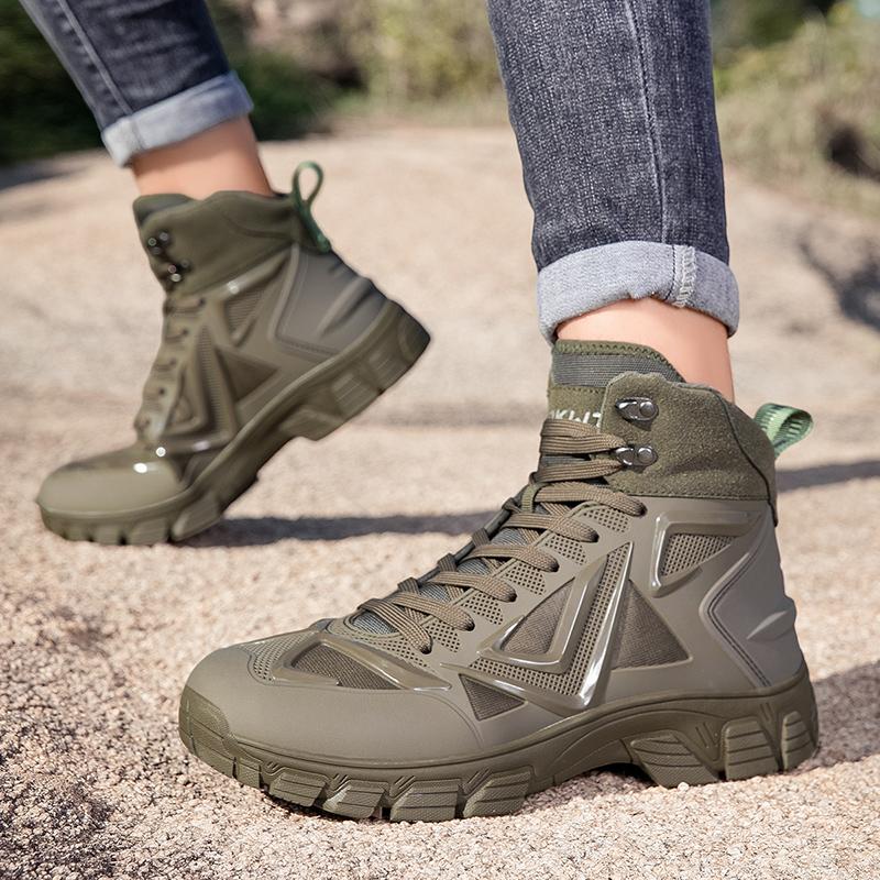 Botas Masculinas Outdoor Botas Desert Botas de Caminhada Sapatos de Tornozelo Para Homens Sapatos de Segurança para Trabalho