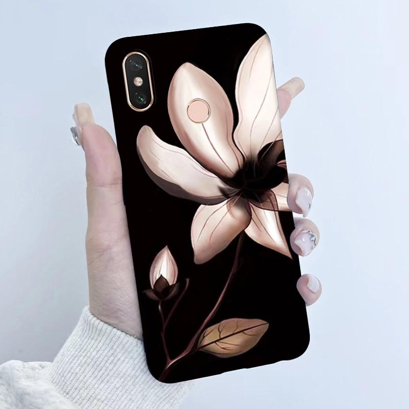 For Xiaomi Mi Max 3 Case Back Cover New design Butterfly Flower Girl Painted Candy Color Soft Silicone Shells For Mi Max3 Capa