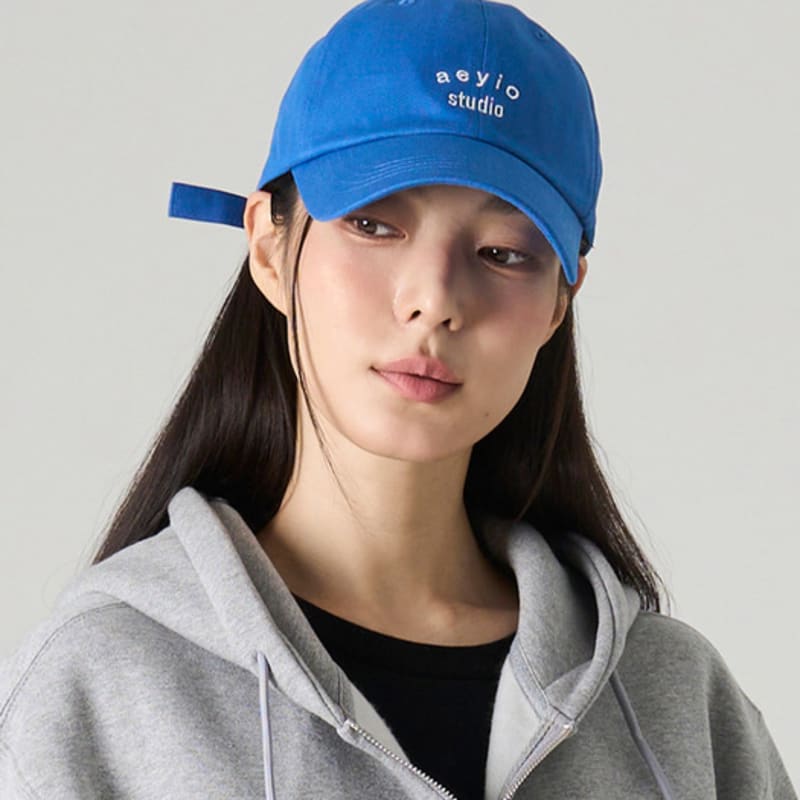 

aeyiostudio AEYIO STUDIO BALL CAP (2 Colors) BLUE