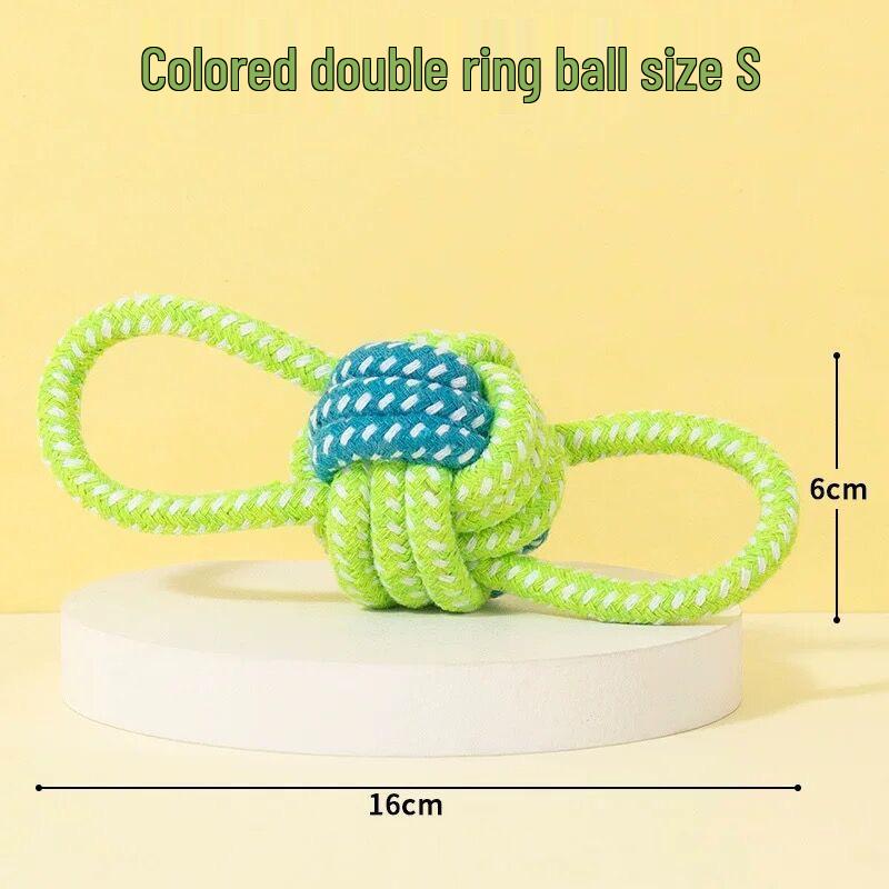 Two-Color Dog Chew Toys Set, Teething Sticks, Teeth-Cleaning, Training Rope for Pets