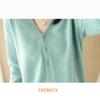 Women Knitwear V-Neck Single Breasted Button Pullovers Sweaters Women Fall Spring Long Sleeve Short Small Fresh Outer Wear Knitted Cardigan Tops