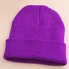 Mens Hat Beanie Ladies Womens Slouch Winter Ski Knitted Turn Up Neon Cap Warm