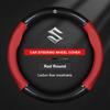 TLIN5 Cat Steering Wheel Cover For Suzuki Ignis Jimny SX4 S-Cross Swift Grand-Vitara Aito Baleno Celerio Ciaz Equator Ertiga Samura
