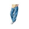 New MLB New York Yankees SS24 Jeans Women's Light Blue 3FDPB0241-50BLL
