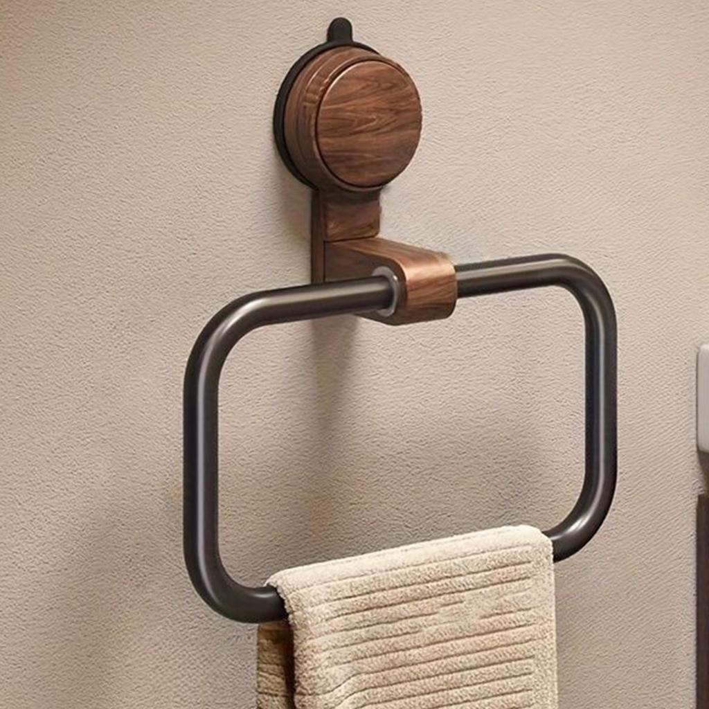 Towel Ring Hand Towel Hanger Vacuum Suction Holder No Drill Bar Modern Decor Bathroom Accessories for Home Hotel Restaurant