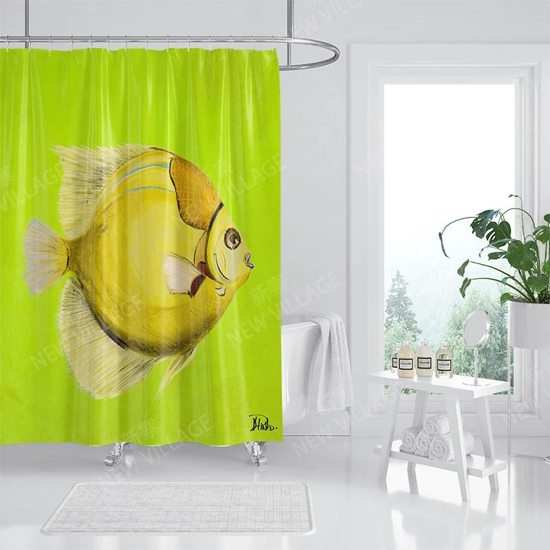 Domácí voděodolná látka Koupelnové závěsové doplňky 90x200 Sprchový závěs 240 * 200 Sprchový závěs ve stylu Atlantis