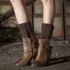 New Winter Warm Crochet Knit Knee High Boot Socks Leggings Leg Warmers