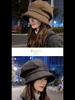 Women's Autumn/Winter Plush Fisherman Beret - Trendy Thick Warm Japanese-Style Octagonal Hat