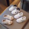 Unisex Kids' Casual Sneakers, Versatile Spring/Autumn Baby Walking Shoes, Children's Kindergarten White Shoes & Infant Footwear.