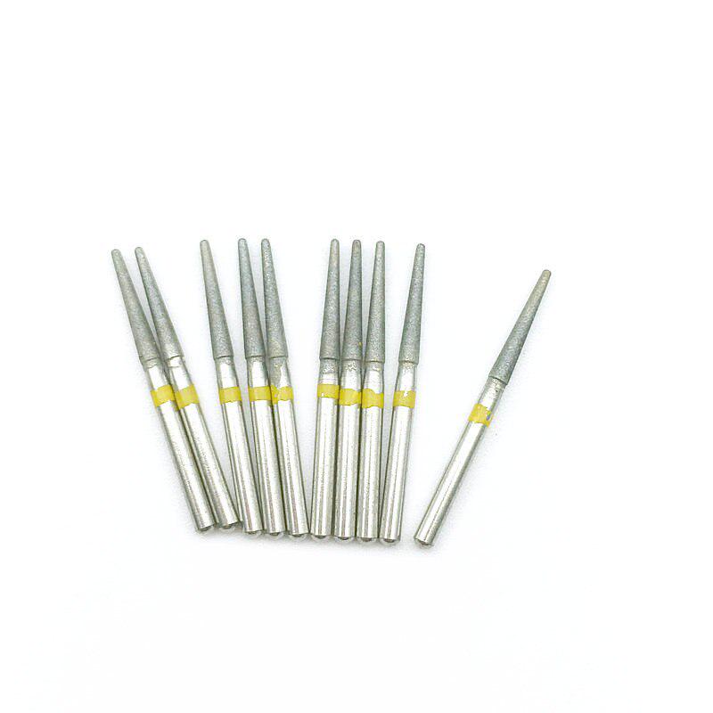 1 Pack Dental Diamant FG Hochgeschwindigkeitsbohrer zum Polieren Glätten Zähne Polierer TR-12EF