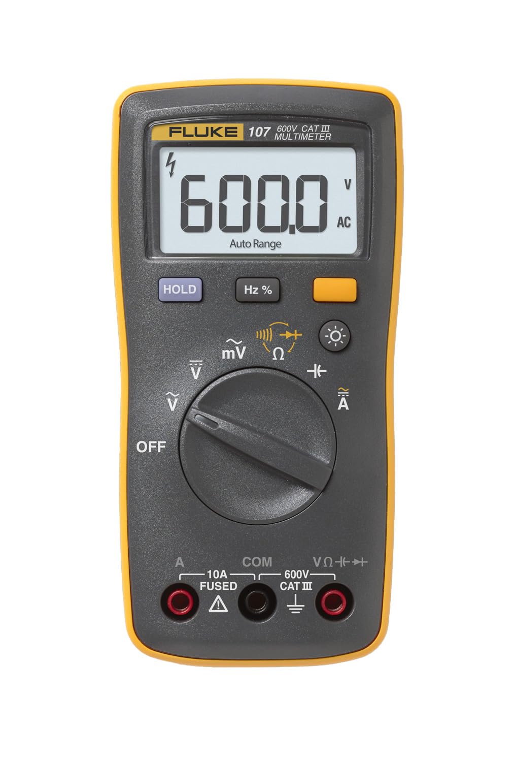 

Fluke 107 AC/DC Current Handheld Digital Multimete