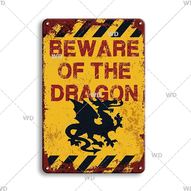 Attenzione Pericolo Cartelli Metallici Attenzione agli Animali Poster Gatto Targhetta Murale Vintage Placca Metallica Pub Bar Casa Pittura Decorazione Man Cave