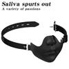 NEW Mouth Gag Mask Leather Strap On Sex Bondage Breathable Ball Gag Dildo Fetish BDSM Erotic Sex Toys For Couple Adult Game 18+