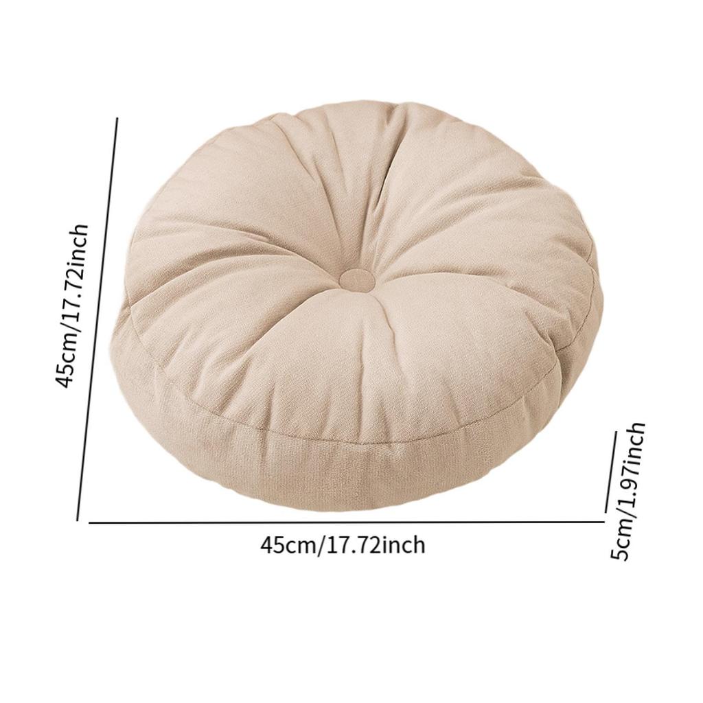 Tatami Floor Pillow Seat Cushion Portable Booster Seat Pad Furniture Floor Cushion Pad for Office Bedroom Prayer Adults Kids